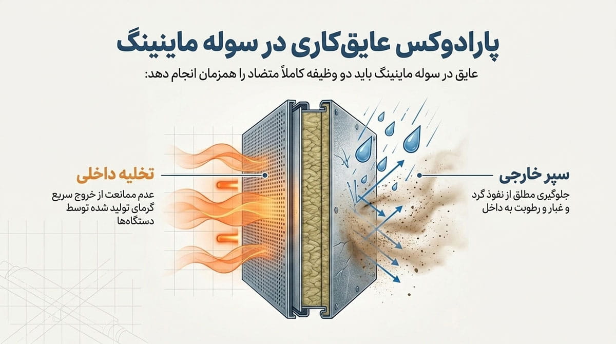 تفاوت سوله ماینینگ با سوله انبار معمولی از نظر پوشش و عایق
